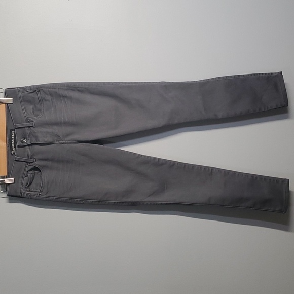 Express jeans women's size 2 grey extreme stretch legging mid rise mid-r… - Picture 1 of 10